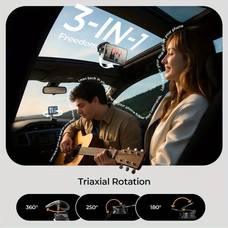 🔥HOT SALE🔥Faltbarer magnetischer Autotelefonhalter