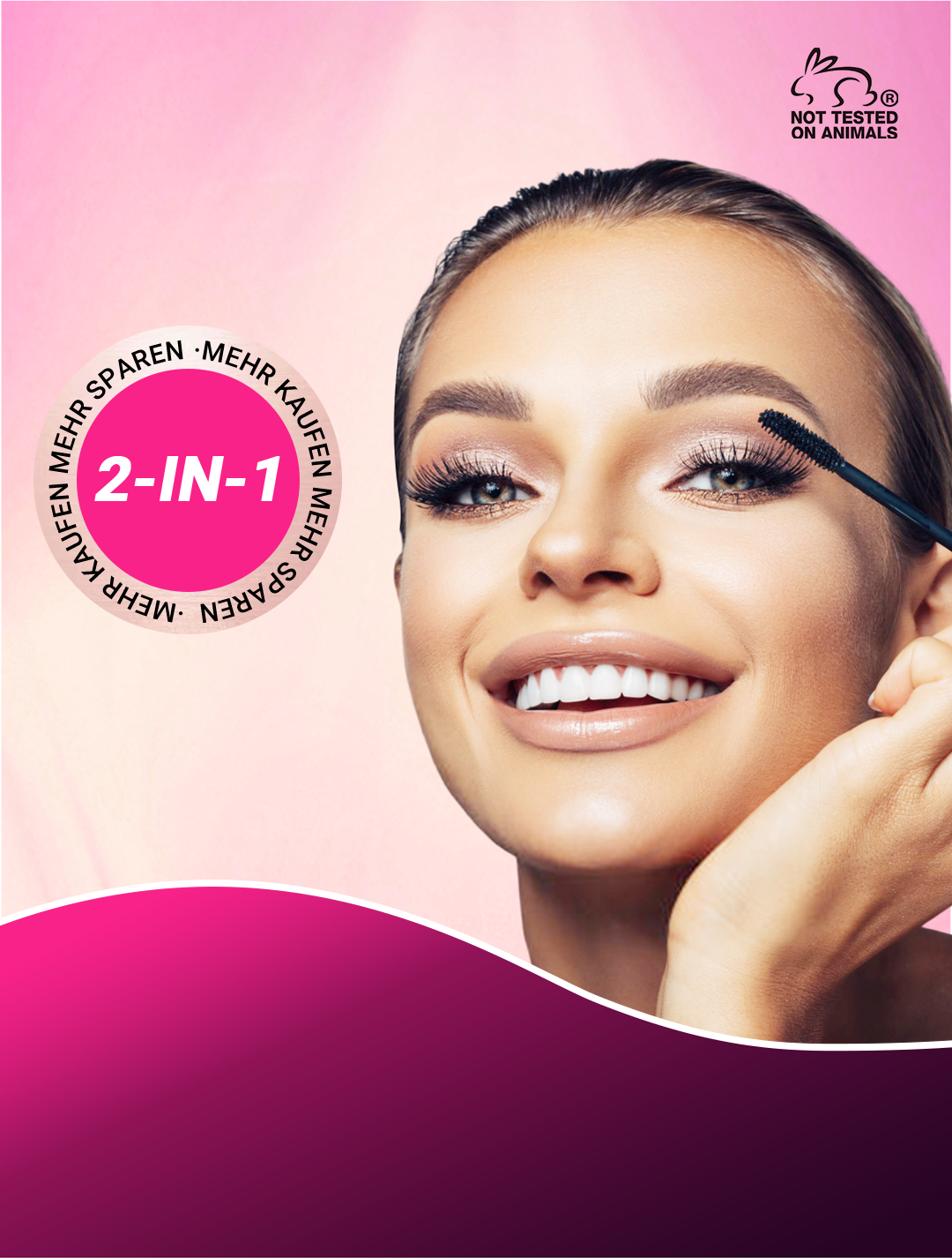 🔥Kaufe 1, erhalte 1 gratis🔥Neue verbesserte Version, natürlicher und dicker 💥Lang Dik Krulduo Wimpermascara