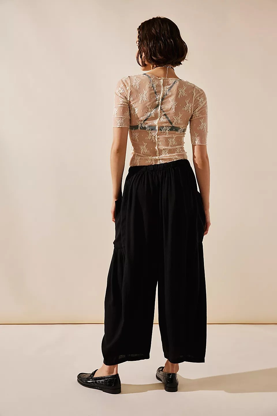 🔥LETZTER TAG SALE 50% RABATT👖 Lässige Leinenhose mit weitem Bein für Damen