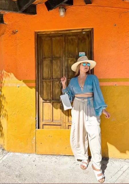 🔥LETZTER TAG SALE 50% RABATT👖 Lässige Leinenhose mit weitem Bein für Damen