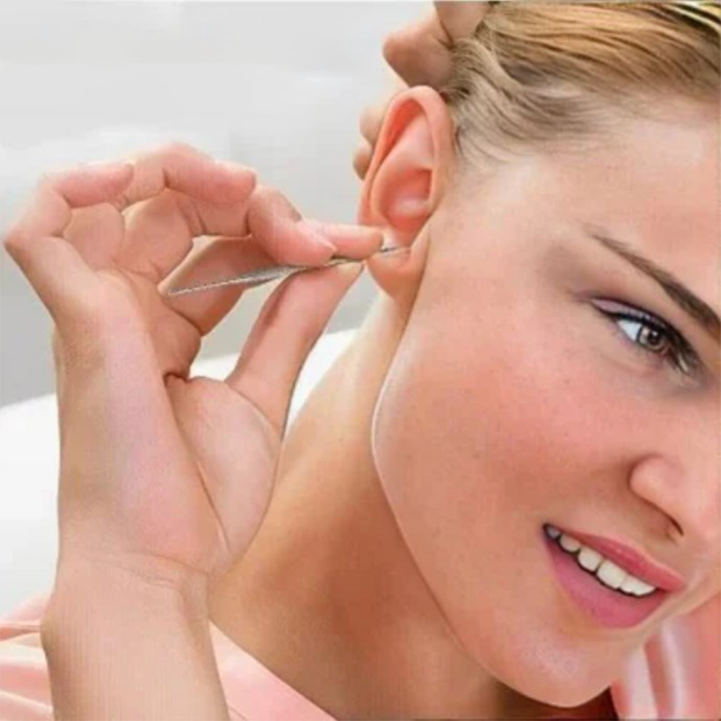 📢50% zeitlich begrenzter Rabatt📢Tragbares Edelstahl-Ohrlöpfel 6-Stück-Set - Spiral-Ohrwerkzeug✨