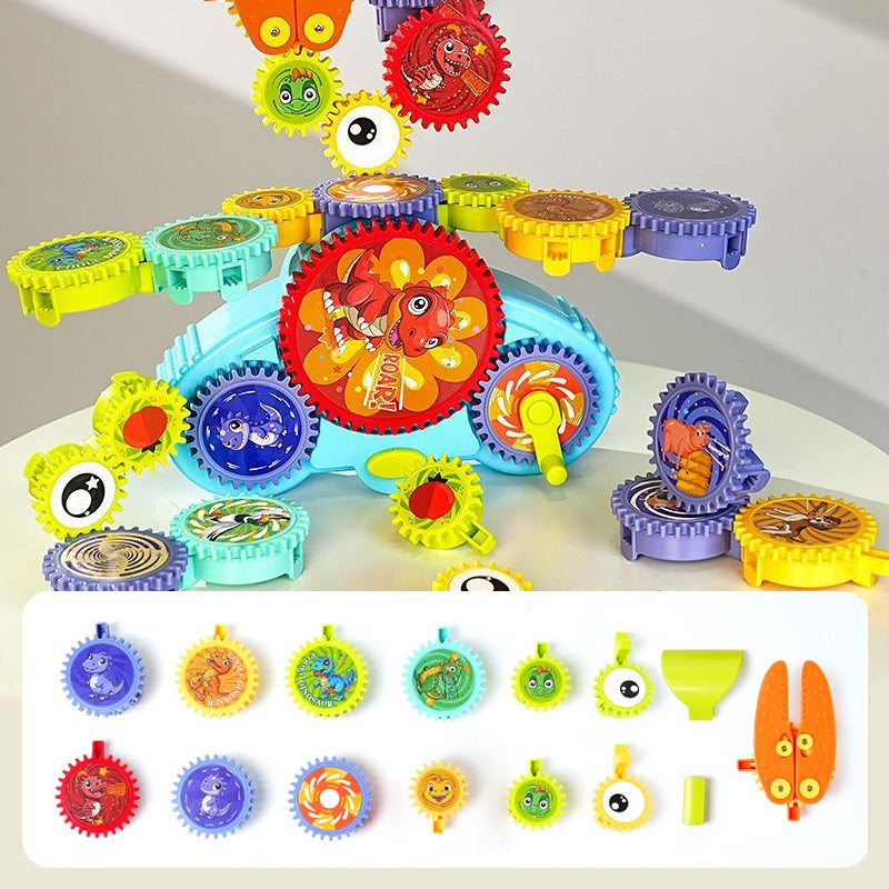 ✨✨Lassen Sie Ihr Kind kreativ sein. ✨Transforming Gear Elektrisches Bausteinspielzeug