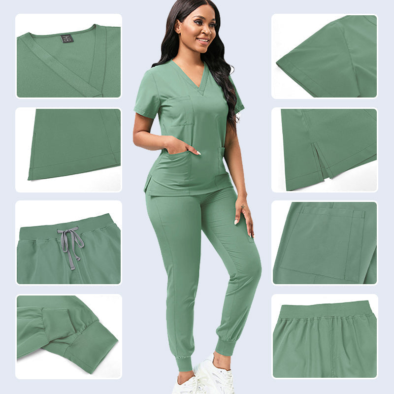 💖Bequeme und funktionale Performance-Arztkleidung-Set