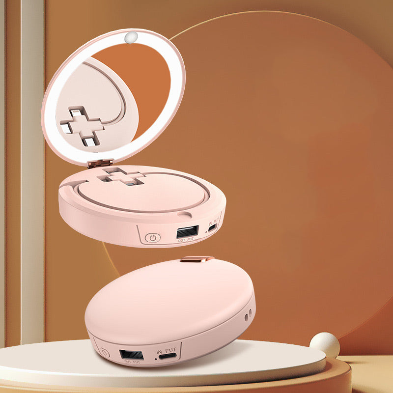 💖 💖Zeitlich begrenztes Angebot – 50 % Rabatt💥💥3-in-1 Power Bank Pro mit Handwärmer und Kosmetikspiegel