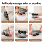 Neues Upgrade – aus vier Köpfen werden sechs Köpfe🎁6-Kopf-Massagepistole für kabellose Ganzkörper-Entspannung