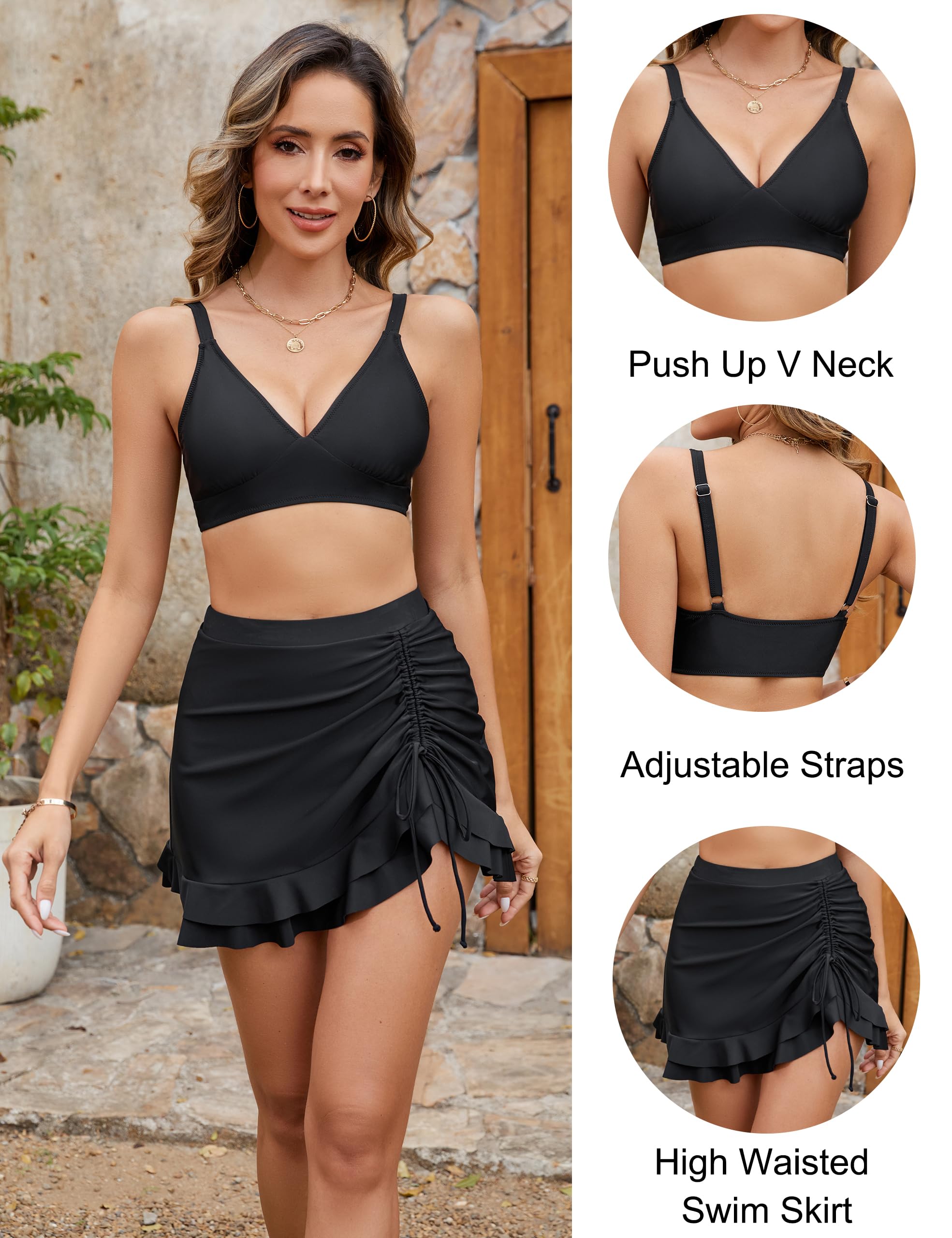 👙2025 Neuer Typ 50 % RABATT💥Bikini-Sets mit hoher Taille für Damen, Bauchkontrolle, Gingham