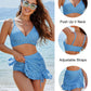 👙2025 Neuer Typ 50 % RABATT💥Bikini-Sets mit hoher Taille für Damen, Bauchkontrolle, Gingham