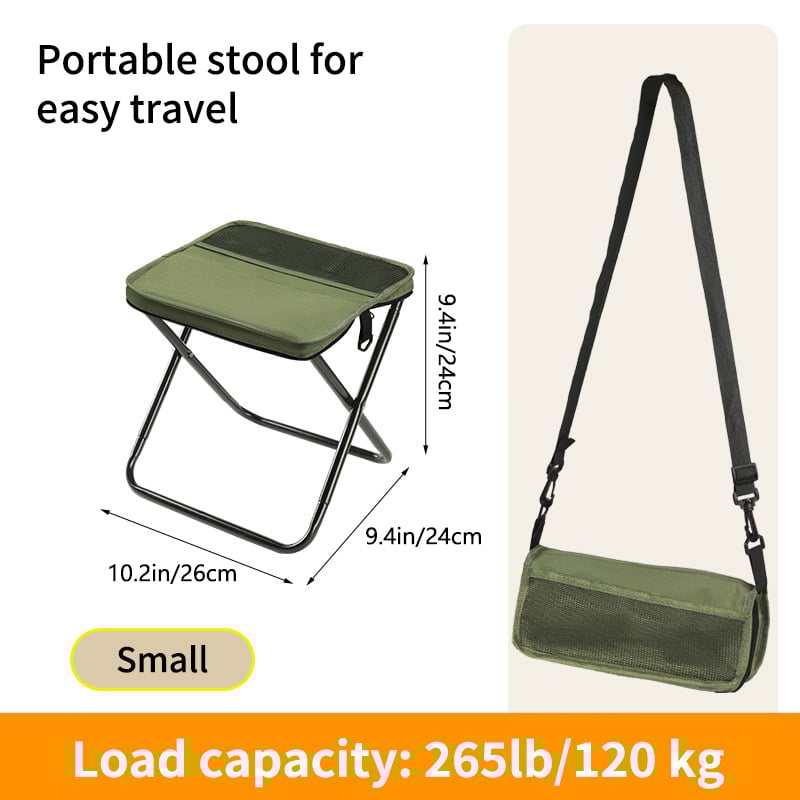 🪑Ultraleichter Klapphocker – trägt bis zu 120 kg