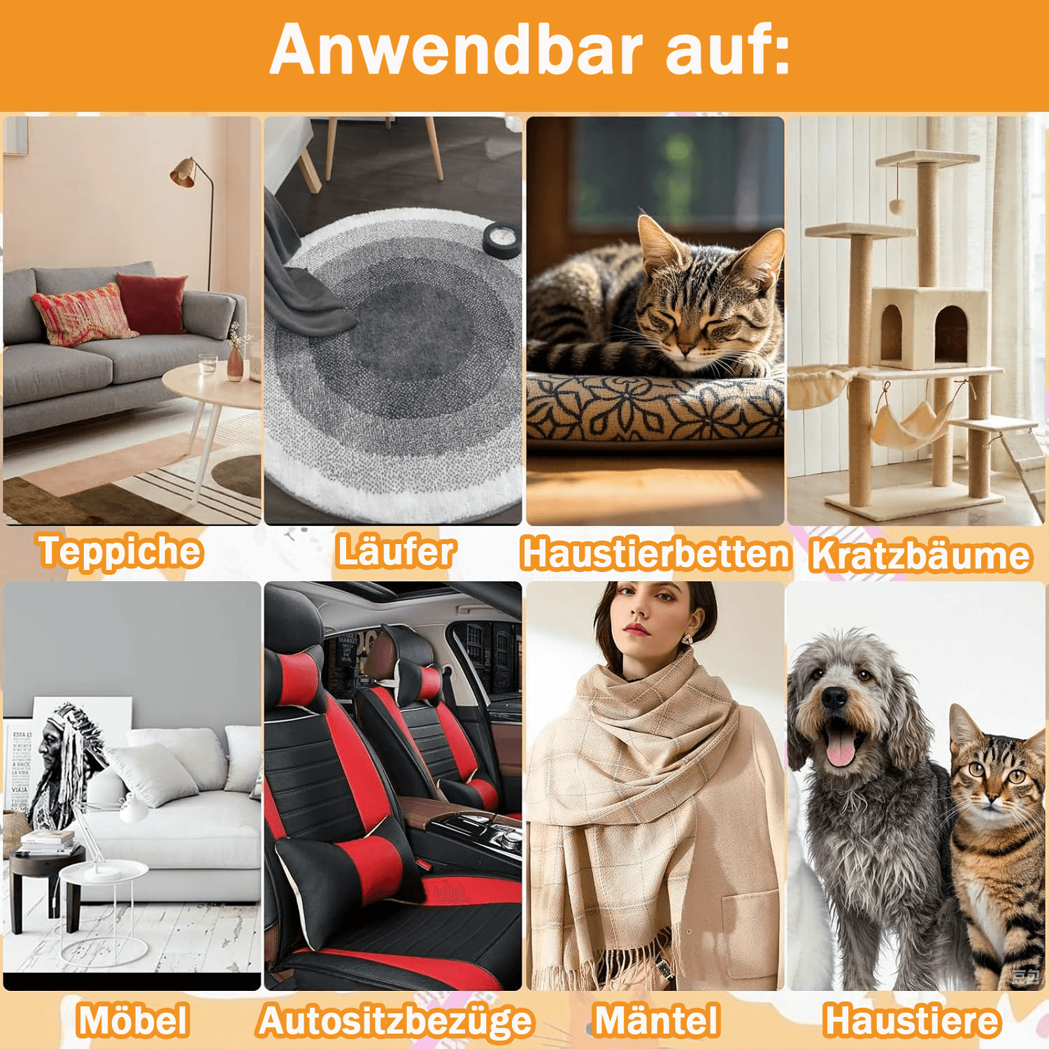 🔥Letzter Tag🐶🐱Tierhaarentferne  Elektrostatikhandschuhe