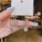 Flower Droplet Crystal Earring-8