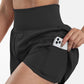 ✨️Hoch taillierte 2-in-1-Yoga-Shorts & Seitentaschen