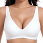 💕Jelly Wireless Womens Comfortable Wireless Bras Push Up Bralettes Seamless Tshirts Bras Deep V Everyday Bras