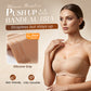Womens Strapless Bras Push Up Bandeau Bra Non Slip Wireless Supportive Padded Bras Seamless Comfortable Tube Jelly Bra