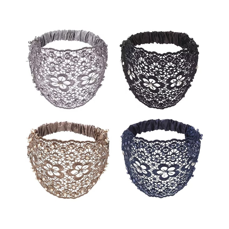 🌞Summer Sale 50% OFF🔥Plum Blossom Hollow Beaded Wide Headband