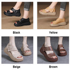 【EU 35-40】👡Női retro vastag talpú tépőzáras szandálok