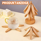 🧑‍🎄Heißer Weihnachtsverkauf🎄🎄Isolierte Untersetzer Massivholz-Weihnachtsbaum-Untersetzer