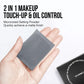 CARSLAN Black Magnet Oil Blotting Setting Sheet With Powder More Control Oil Keep Fresh 2 IN 1 Blotting Sheet with Mirror Puff & Recyclable Case, 450 Sheets 1 Box 2 Refills, Oil Sucker Blotting Paper, For Touch Up
