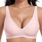 ☀️Summer Hot Sale🔥NOW 60% OFF!!💕Jelly Wireless Womens Comfortable Wireless Bras Push Up Bralettes Seamless Tshirts Bras Deep V Everyday Bras