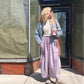 🔥LETZTER TAG SALE 50% RABATT👖 Lässige Leinenhose mit weitem Bein für Damen