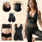 High-Stretch V-Neck Jumpsuit
