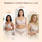 ☀️Summer Hot Sale🔥NOW 60% OFF!!💕Jelly Wireless Womens Comfortable Wireless Bras Push Up Bralettes Seamless Tshirts Bras Deep V Everyday Bras