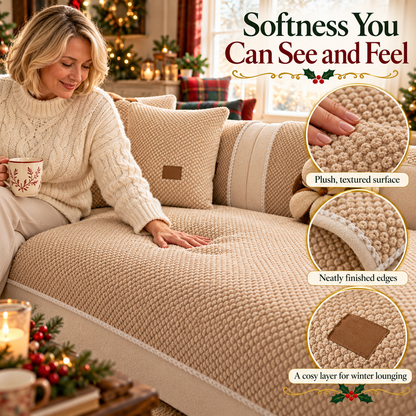 💖Thickened Non-Slip Sofa Cover – Ultra-Soft, Washable, Scratch-Resistant & Pet-Friendly, 3 Colours 🛋️✨