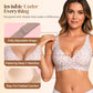 ☀️Summer Hot Sale🔥NOW 60% OFF!!💕Jelly Wireless Womens Comfortable Wireless Bras Push Up Bralettes Seamless Tshirts Bras Deep V Everyday Bras