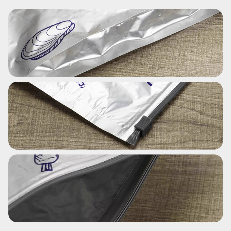 🍗HERVORRAGENDER ABVERKAUF 50 % RABATT🥦 Wiederverwendbare, verschließbare Aufbewahrungsbeutel aus Aluminiumfolie