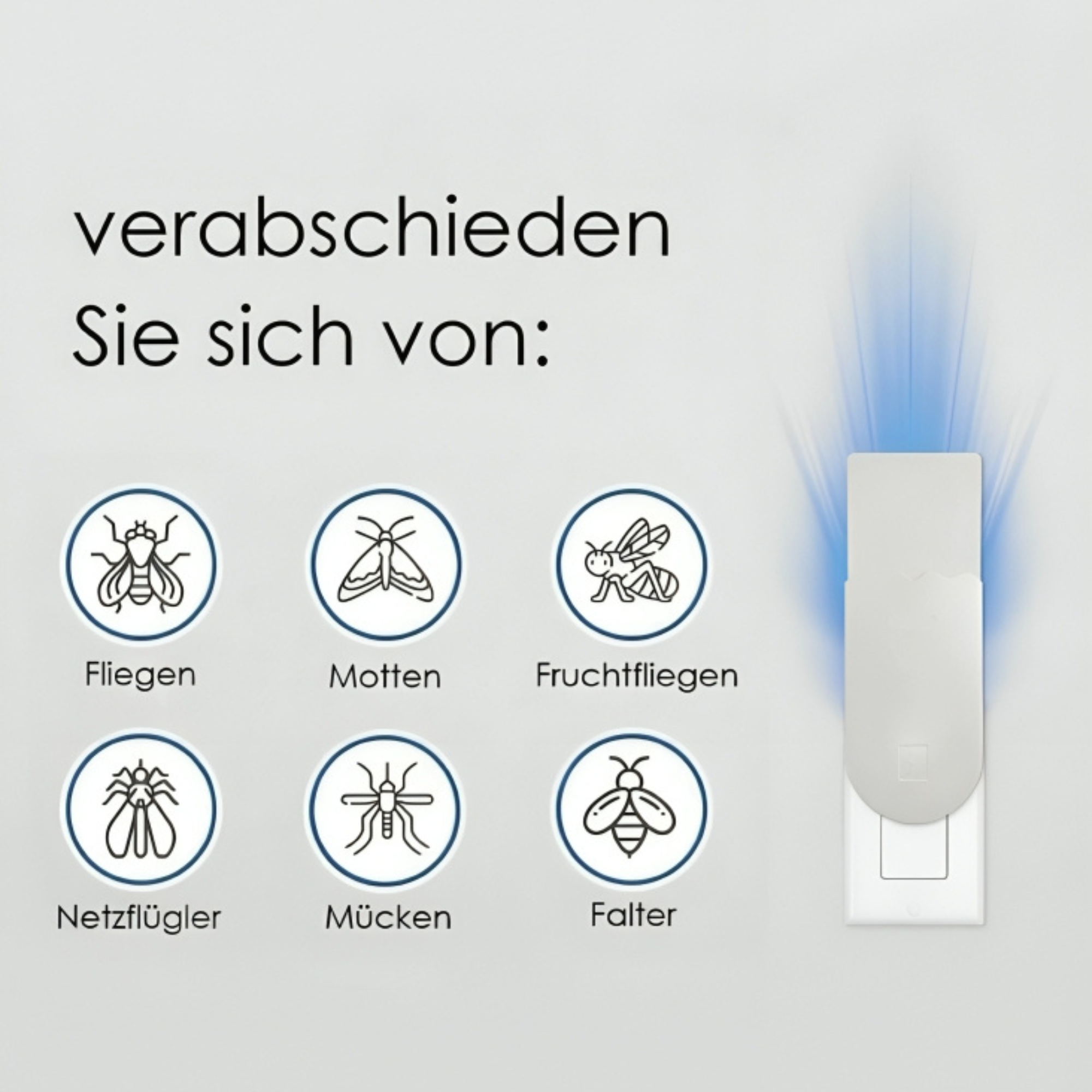 🔥Sommer-Hot-Sale 50% Rabatt🔥2025 Neues klebriges Moskito-Nachtlicht