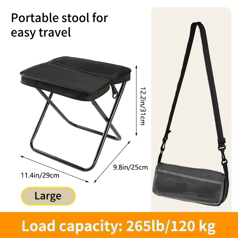 🪑Ultraleichter Klapphocker – trägt bis zu 120 kg