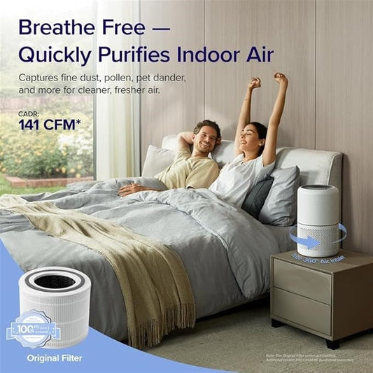 50% Rabatt🌍 HEPA 13 Luftreiniger gegen Pollen & Rauch | 240m³/h | 24dB Nachtmodus