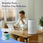 50% Rabatt🌍 HEPA 13 Luftreiniger gegen Pollen & Rauch | 240m³/h | 24dB Nachtmodus