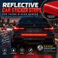 🚗 Reflective Car Sticker Strips for Trunk & Rear Bumper