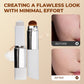 Cover Cream Stick V w/ Detachable Brush - Korean Skin Care Color-Changing Foundation Stick with Collagen Capsules