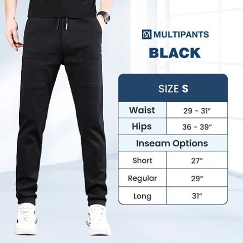 🥰 MultiPants – Strapazierfähige Cargohose mit hoher Elastizität und mehreren Taschen