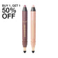 2-in-1 Eye Shadow and Eyeliner with Blending Brush