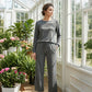 Crew Neck Drawstring 2‑Piece Loungewear Set 👚 Soft Matching Top & Pants