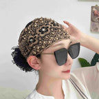 🌞Summer Sale 50% OFF🔥Plum Blossom Hollow Beaded Wide Headband