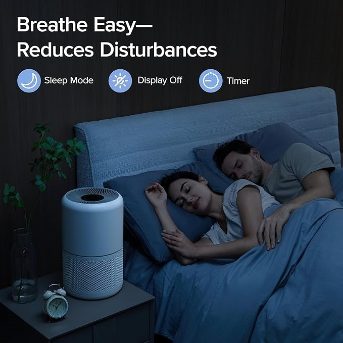 50% Rabatt🌍 HEPA 13 Luftreiniger gegen Pollen & Rauch | 240m³/h | 24dB Nachtmodus