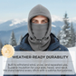 🔥 ❄️ Warm Balaclava with Adjustable Drawstring – Face and Neck Protection