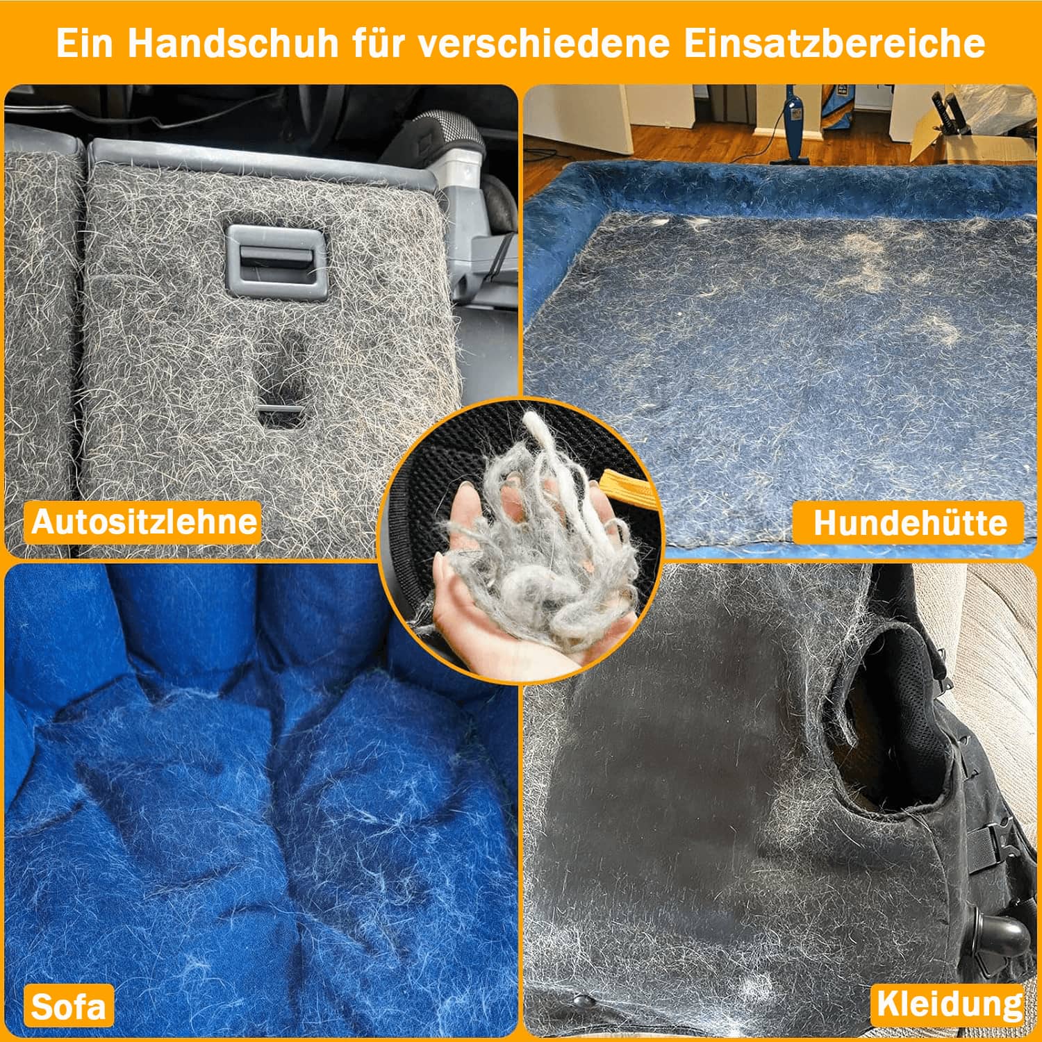 🔥Letzter Tag🐶🐱Tierhaarentferne  Elektrostatikhandschuhe