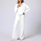 🔥Herbstangebote 50% Rabatt🍂2-teiliges Lounge-Set mit langen Ärmeln für Damen