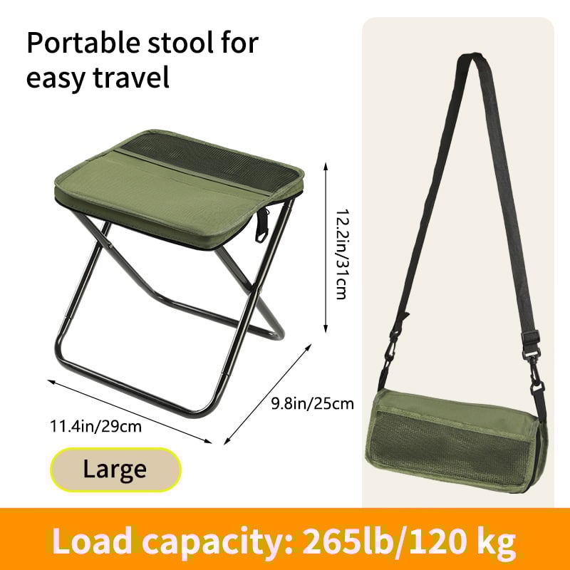 🪑Ultraleichter Klapphocker – trägt bis zu 120 kg