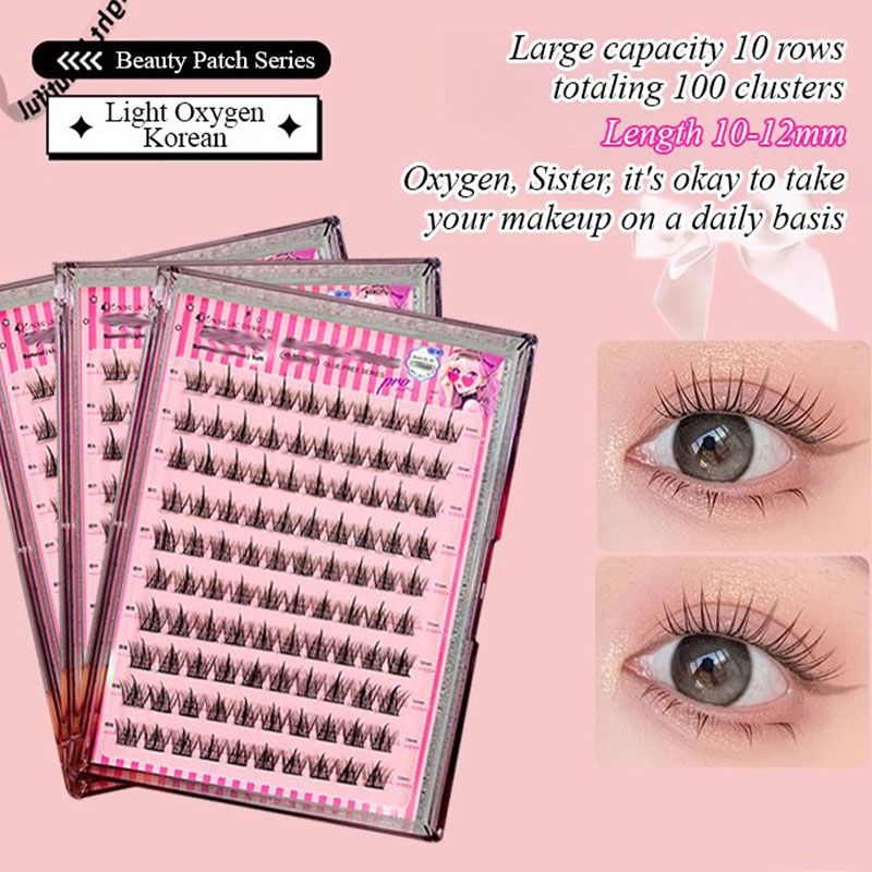 Waterproof Glue-free Realistic False Eyelashes💕-8