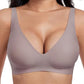 ☀️Summer Hot Sale🔥NOW 60% OFF!!💕Jelly Wireless Womens Comfortable Wireless Bras Push Up Bralettes Seamless Tshirts Bras Deep V Everyday Bras