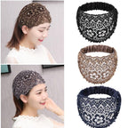 🌞Summer Sale 50% OFF🔥Plum Blossom Hollow Beaded Wide Headband