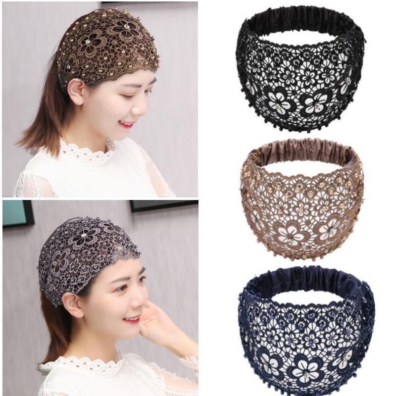 🌞Summer Sale 50% OFF🔥Plum Blossom Hollow Beaded Wide Headband