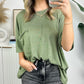 🎁Heißer Verkauf 49% OFF⏳Damen Raw Edge Boxy Tee