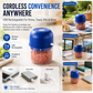 Wireless Efficient Electric Mini Food Chopper🧑‍🍳– Robust Motor, Smart Design & Stainless Steel Blades⏱️🔪