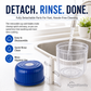 Wireless Efficient Electric Mini Food Chopper🧑‍🍳– Robust Motor, Smart Design & Stainless Steel Blades⏱️🔪